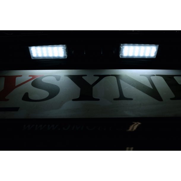 Nummerpladelys 2 stk