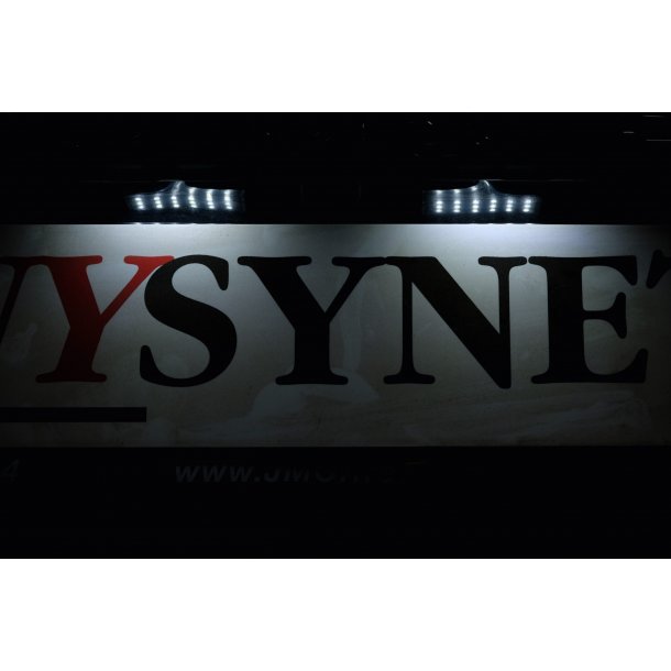 Nummerpladelys 2 stk